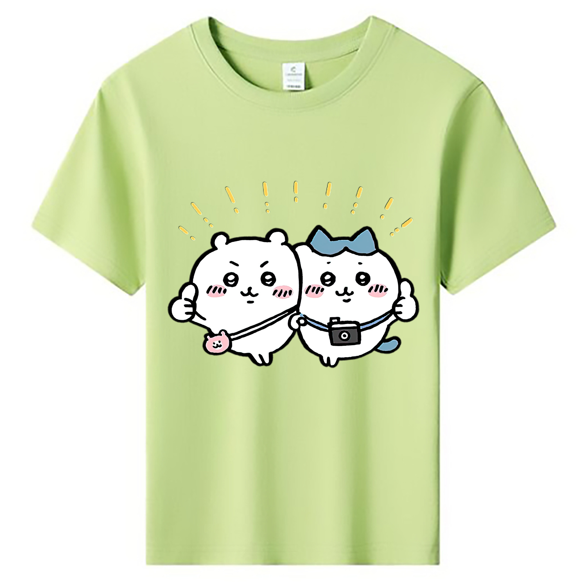 （画像用） ちいかわ ちいかわ Chii-kawa chiikawa 綿100％キッズTシャツ（フロントプリント）